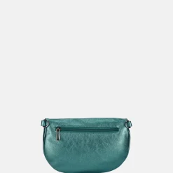 Heuptasjes^Flora & Co heuptas metallic blue canard