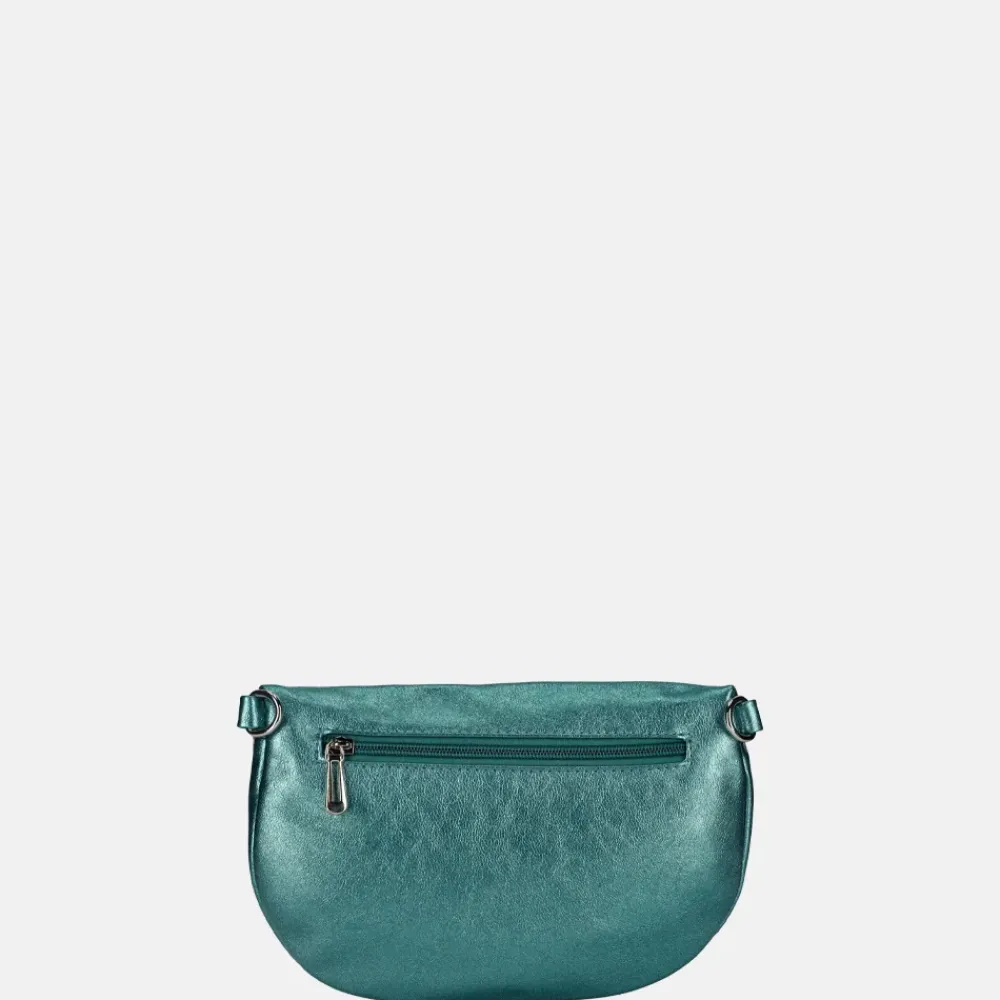 Heuptasjes^Flora & Co heuptas metallic blue canard