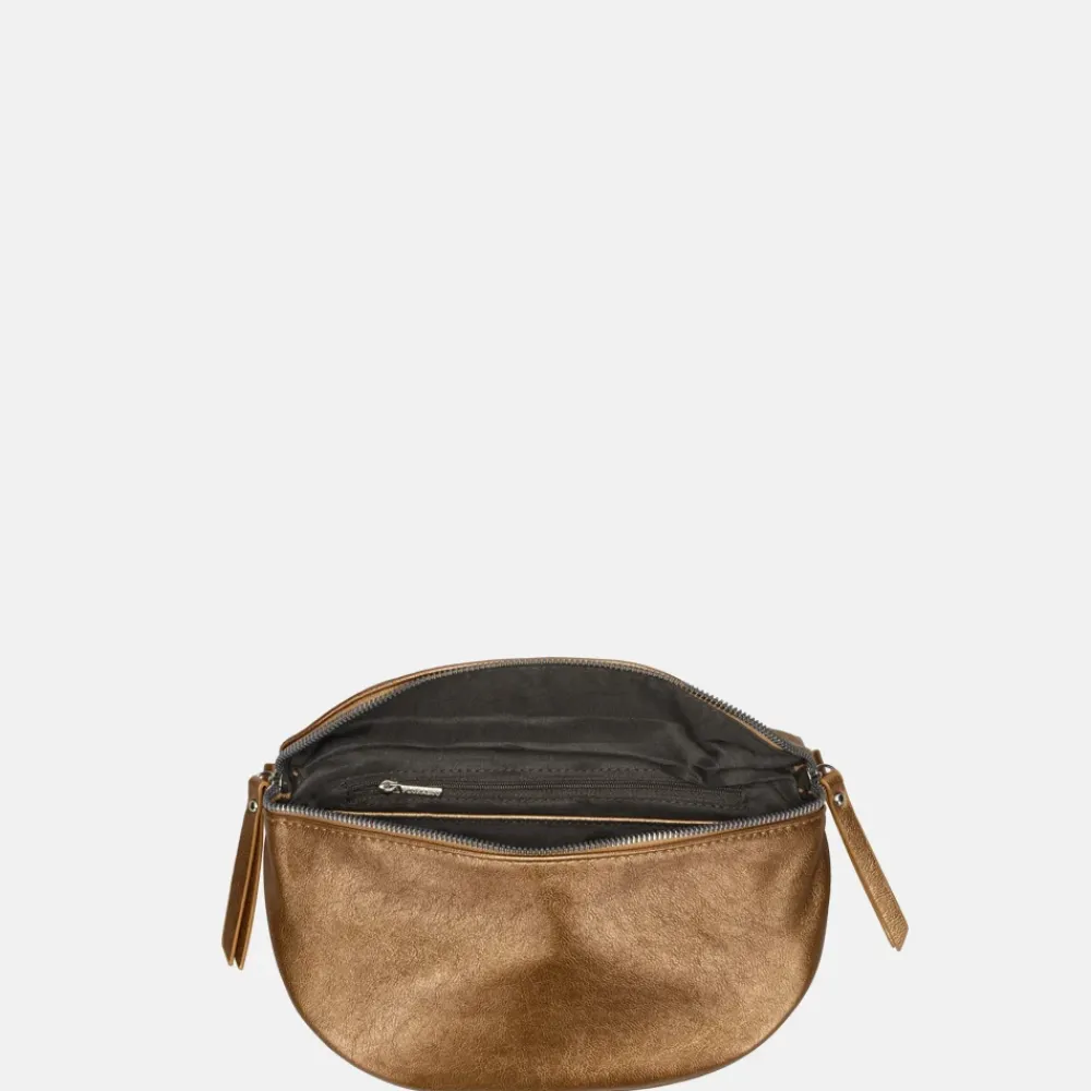 Heuptasjes^Flora & Co heuptas metallic marron metalise