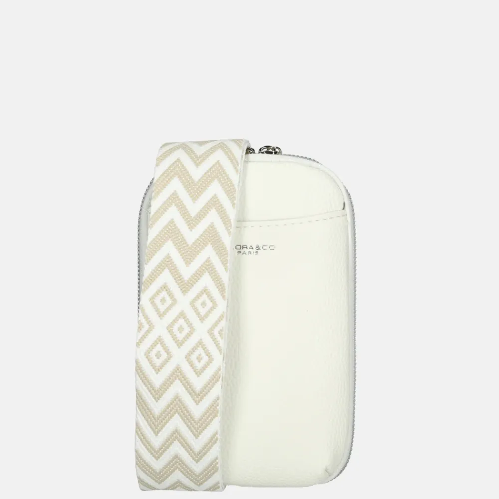 Crossbody Tassen | Telefoontasjes^Flora & Co telefoontas white