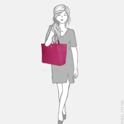 Dames Laptoptassen^FMME Simone laptoptas 15 inch fuchsia
