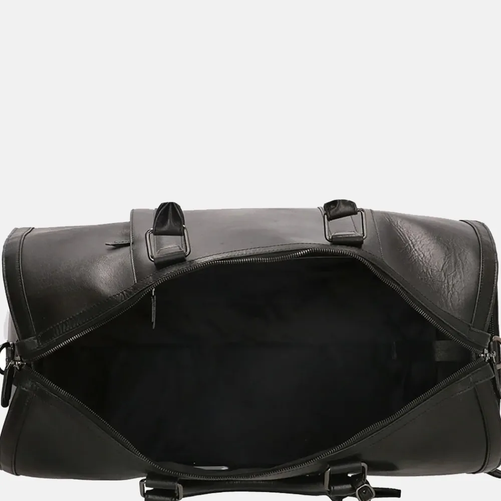 Weekendtassen | Reistassen Zonder Wielen^Genicci Charles weekendtas 55 cm zwart