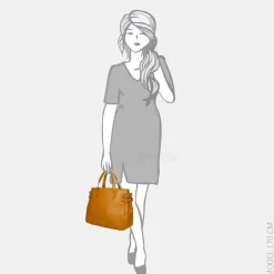 Handtassen^Gigi Fratelli handtas yellowgold