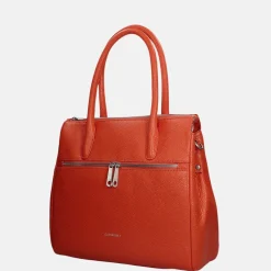 Shoppers^Gigi Fratelli Romance Business shopper orange