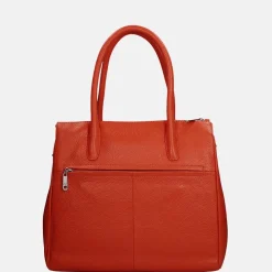 Shoppers^Gigi Fratelli Romance Business shopper orange