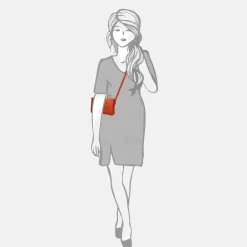 Crossbody Tassen^Gigi Fratelli Romance crossbody tas orange