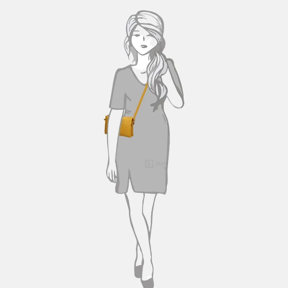 Crossbody Tassen^Gigi Fratelli Romance crossbody tas yellow gold