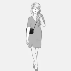 Crossbody Tassen^Gigi Fratelli Romance crossbody tas black