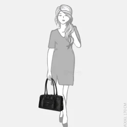 Handtassen^Gigi Fratelli Romance handtas black