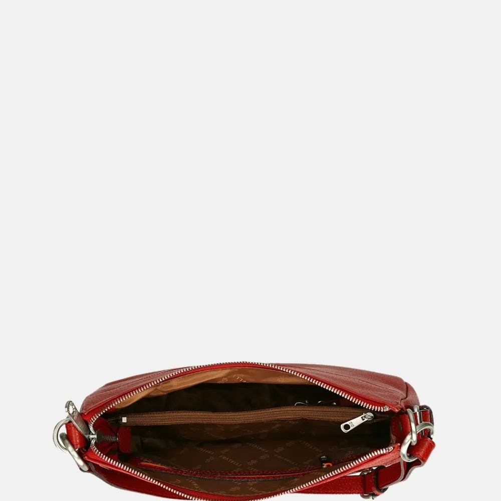 Schoudertassen^Gigi Fratelli Romance schoudertas red