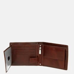 Heren Portemonnees | Gepersonaliseerde Portemonnees^Gio Gini billfold bruin