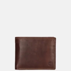 Heren Portemonnees | Gepersonaliseerde Portemonnees^Gio Gini billfold portemonnee S brown