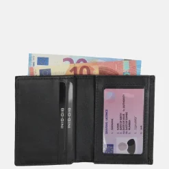 Pasjeshouders | Heren Portemonnees^Gio Gini pasjeshouder zwart