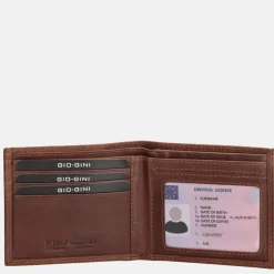 Heren Portemonnees | Gepersonaliseerde Portemonnees^Gio Gini portemonnee brown