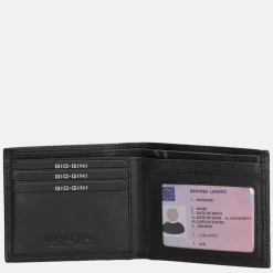 Heren Portemonnees | Gepersonaliseerde Portemonnees^Gio Gini portemonnee zwart