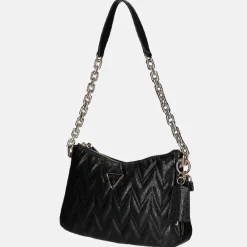 Schoudertassen^Guess Adelard schoudertas black