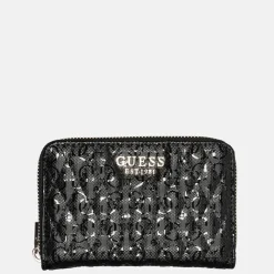 Dames Portemonnees^Guess Betalu ritsportemonnee M black