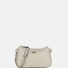 Crossbody Tassen^Guess Betula crossbody mini tas taupe