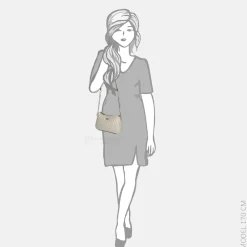 Crossbody Tassen^Guess Betula crossbody mini tas taupe