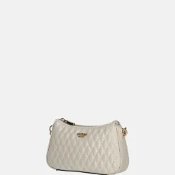 Crossbody Tassen^Guess Betula crossbody mini tas taupe
