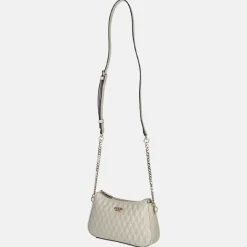 Crossbody Tassen^Guess Betula crossbody mini tas taupe