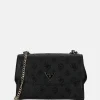 Schoudertassen^Guess Cresidia schoudertas black