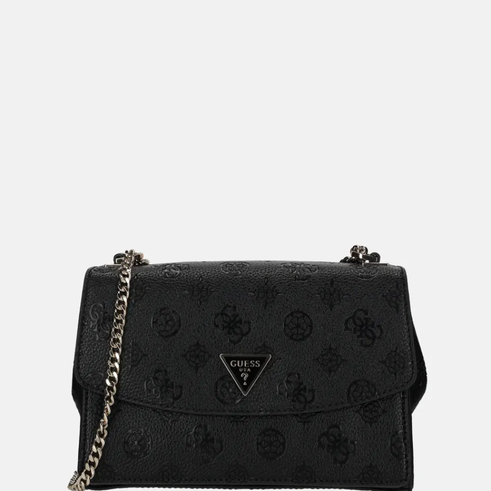 Schoudertassen^Guess Cresidia schoudertas black