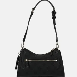 Schoudertassen^Guess Cresidia schoudertas black