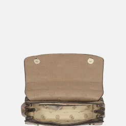 Schoudertassen^Guess Cresidia schoudertas dark taupe