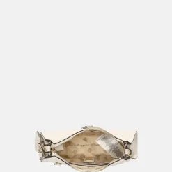 Schoudertassen^Guess Cresidia schoudertas bone