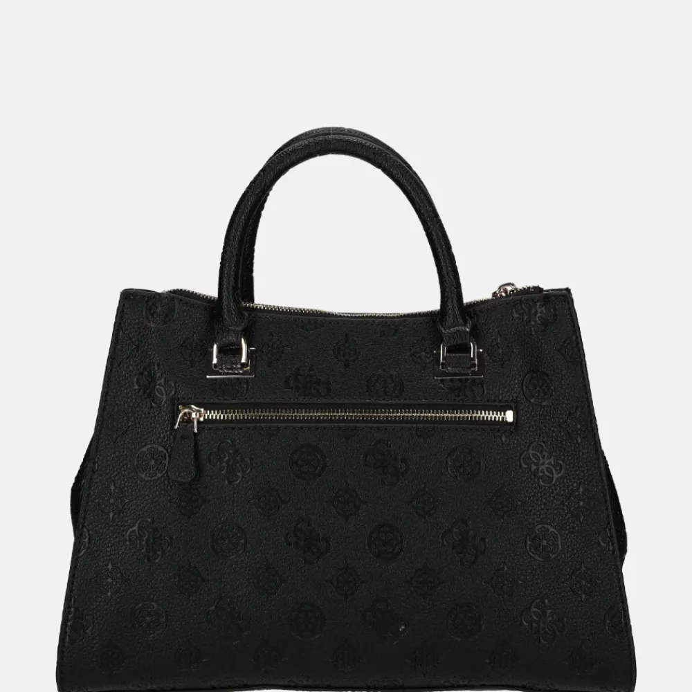 Handtassen^Guess Cresidia society satchel handtas black