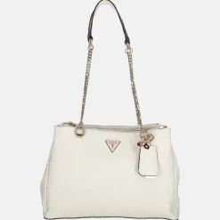 Shoppers^Guess Cresidia Status Satchel shopper off white