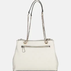 Shoppers^Guess Cresidia Status Satchel shopper off white