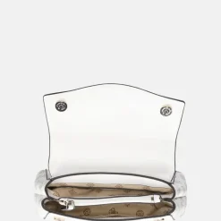 Crossbody Tassen^Guess Dorys crossbody tas white logo