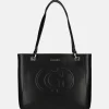 Shoppers^Guess Eco Mietta Noel tote shopper black