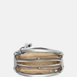 Handtassen^Guess Fedana girlfriend satchel handtas S silver