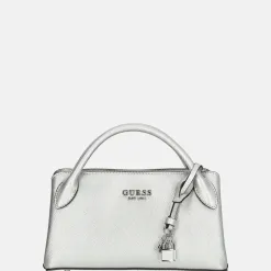 Handtassen^Guess Fedana girlfriend satchel handtas S silver