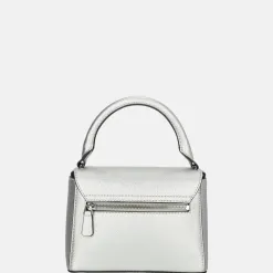 Handtassen^Guess Fedana top handle flap handtas silver