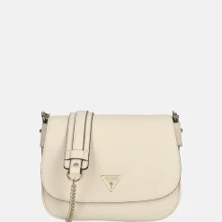 Schoudertassen^Guess Fedora flap schoudertas bone