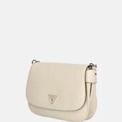 Schoudertassen^Guess Fedora flap schoudertas bone