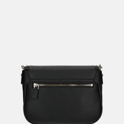Schoudertassen^Guess Fedora flap schoudertas black