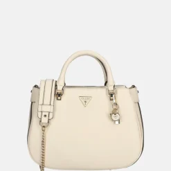 Handtassen^Guess Fedora satchel handtas bone