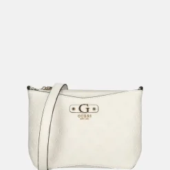Crossbody Tassen^Guess Gerty crossbody tas off white