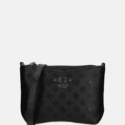 Crossbody Tassen^Guess Gerty crossbody tas black