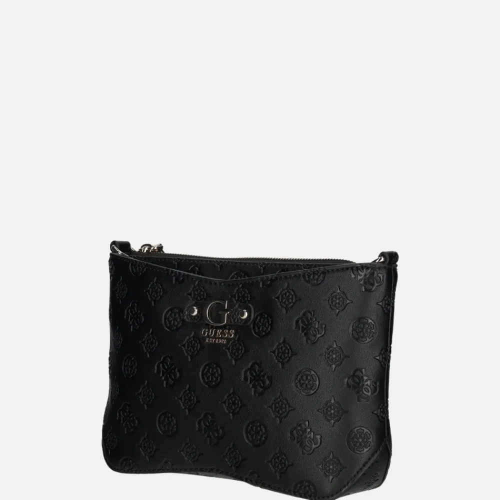 Crossbody Tassen^Guess Gerty crossbody tas black