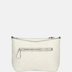 Crossbody Tassen^Guess Gerty crossbody tas off white