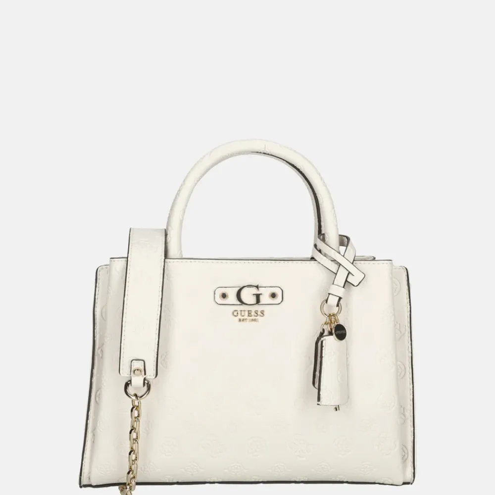 Handtassen^Guess Gerty girlfriend satchel handtas off white