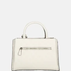 Handtassen^Guess Gerty girlfriend satchel handtas off white