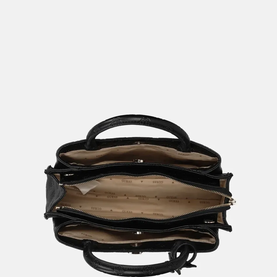 Handtassen^Guess Gerty girlfriend satchel handtas black