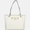 Shoppers^Guess Izzi peony noel tote shopper stone logo